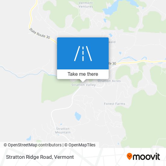 Stratton Ridge Road map