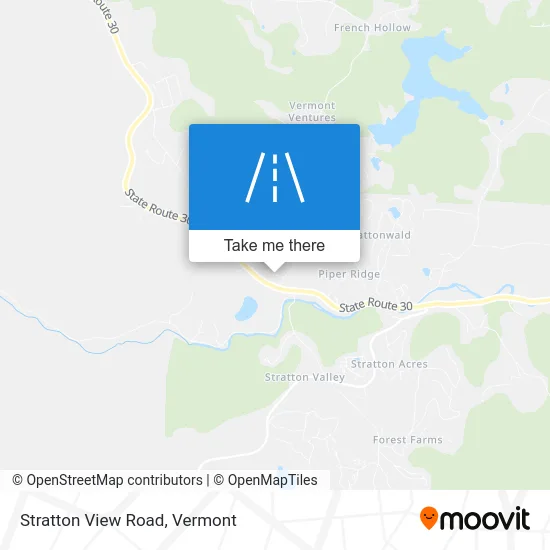 Stratton View Road map