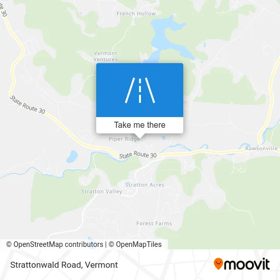 Strattonwald Road map