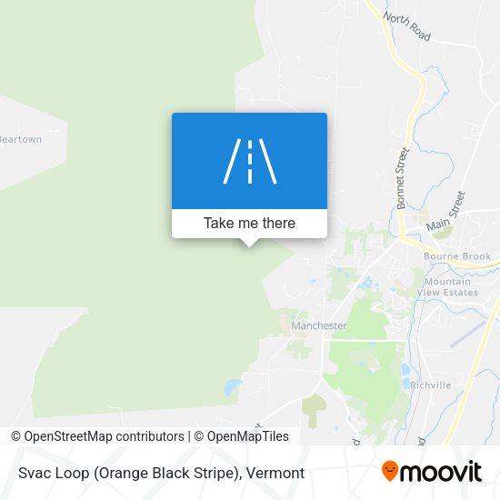 Svac Loop (Orange Black Stripe) map
