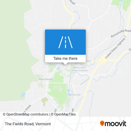 Mapa de The Fields Road