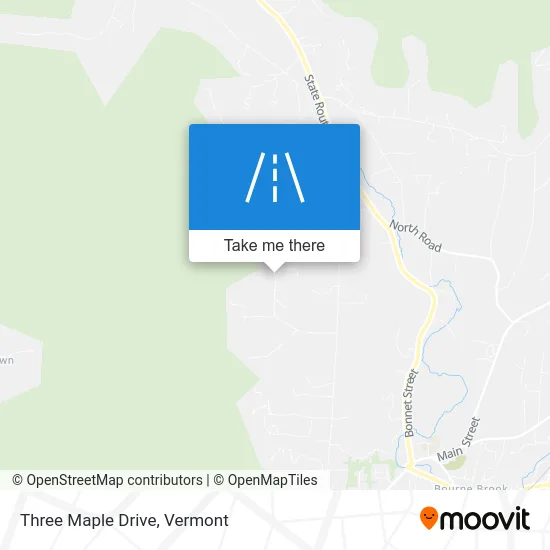 Three Maple Drive map