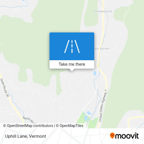 Mapa de Uphill Lane