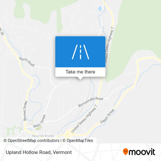 Mapa de Upland Hollow Road