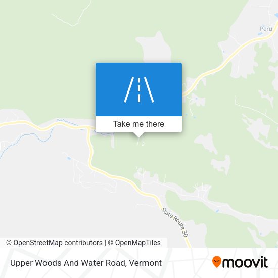 Mapa de Upper Woods And Water Road