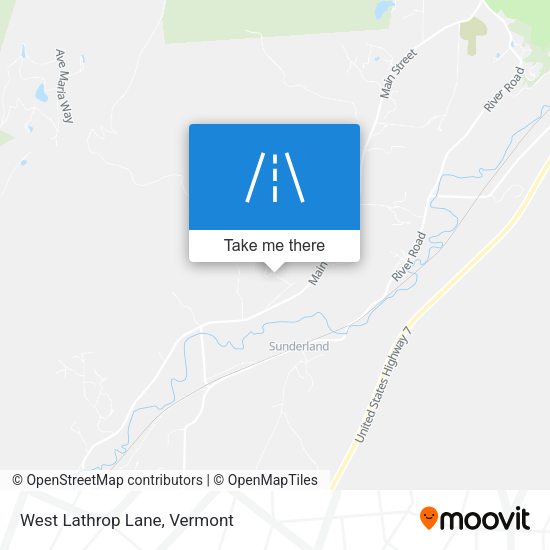 Mapa de West Lathrop Lane