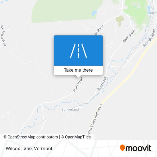 Mapa de Wilcox Lane