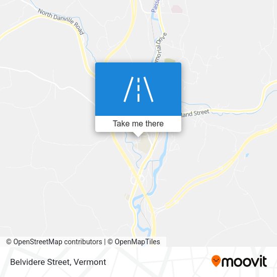 Mapa de Belvidere Street
