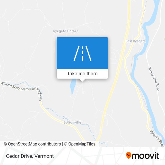 Mapa de Cedar Drive