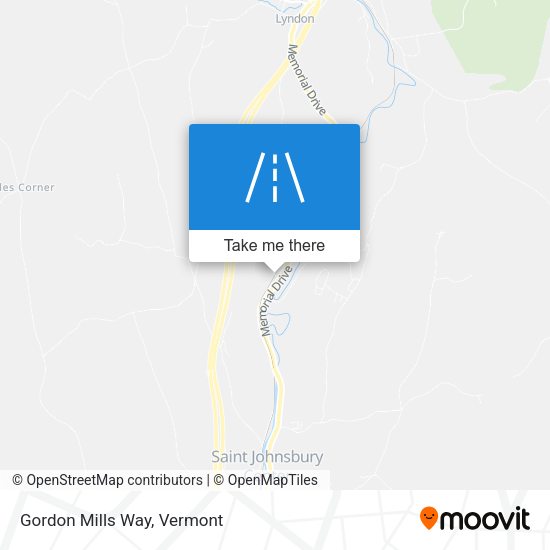 Mapa de Gordon Mills Way