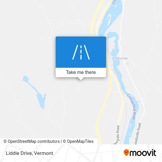 Liddle Drive map