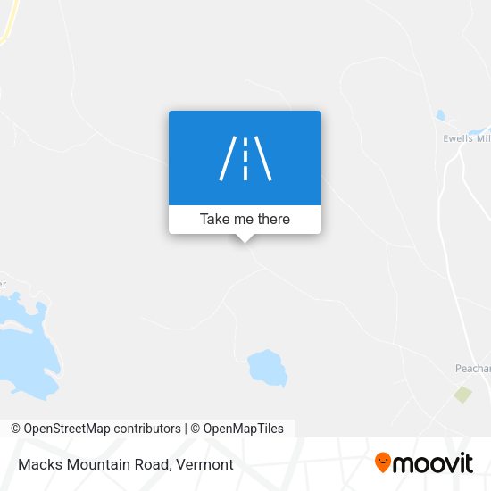 Mapa de Macks Mountain Road