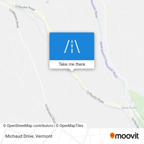 Michaud Drive map