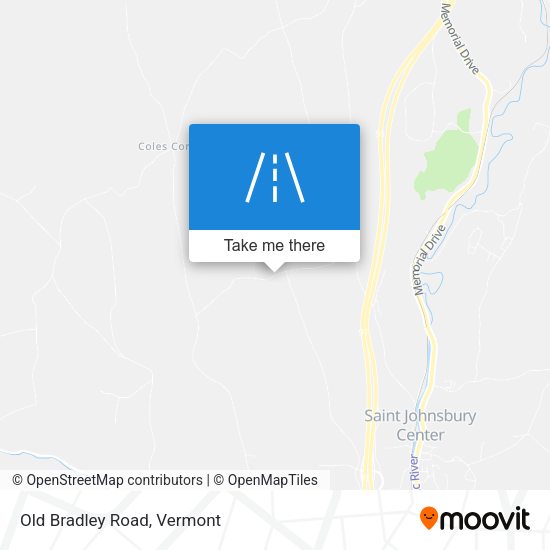 Old Bradley Road map