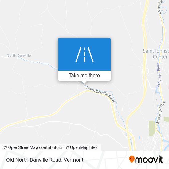 Old North Danville Road map