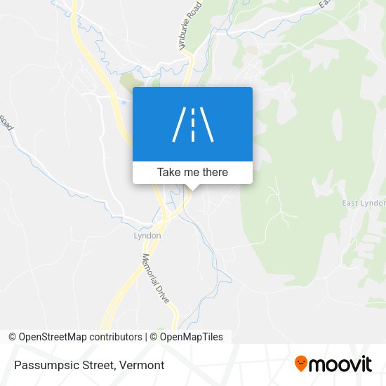 Mapa de Passumpsic Street