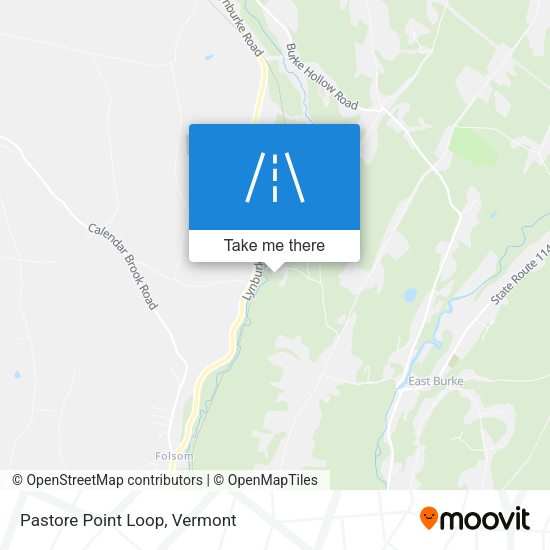 Mapa de Pastore Point Loop