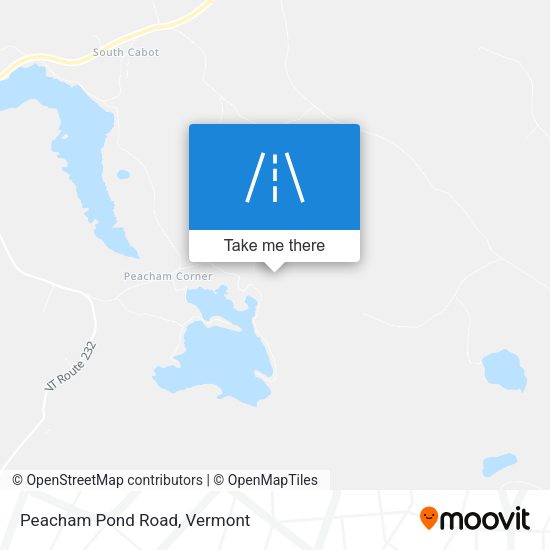Mapa de Peacham Pond Road