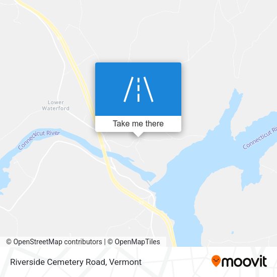 Riverside Cemetery Road map