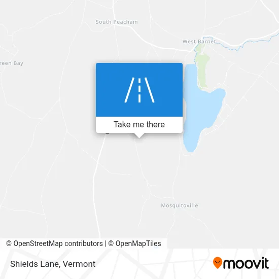 Shields Lane map