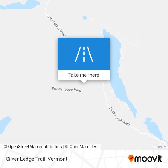 Mapa de Silver Ledge Trail
