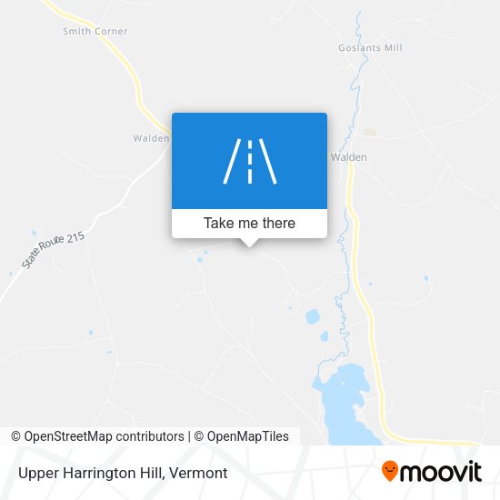 Upper Harrington Hill map