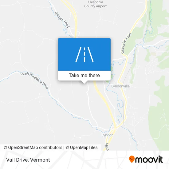 Vail Drive map