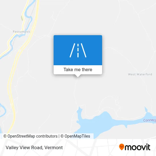 Valley View Road map
