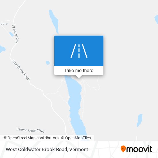 Mapa de West Coldwater Brook Road