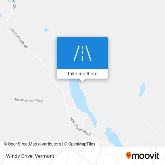 Windy Drive map