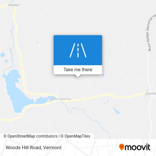 Mapa de Woods Hill Road