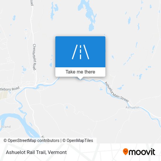 Mapa de Ashuelot Rail Trail