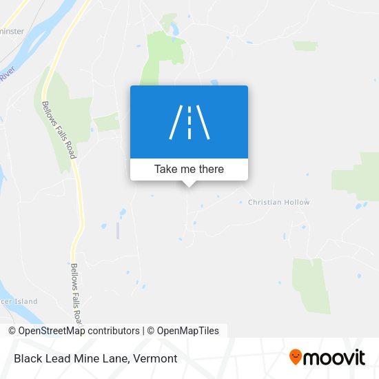 Mapa de Black Lead Mine Lane