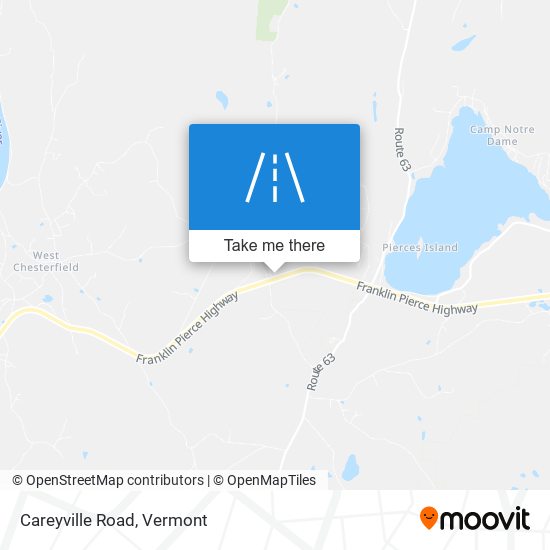 Careyville Road map