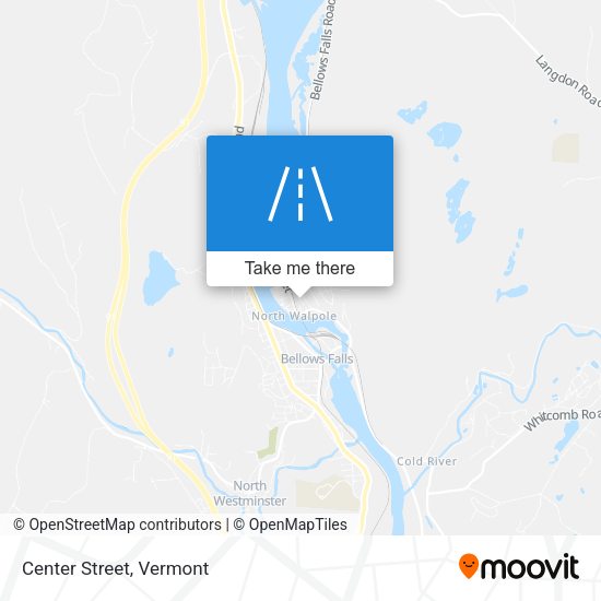 Mapa de Center Street