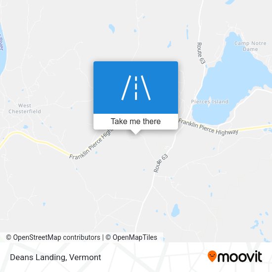 Mapa de Deans Landing