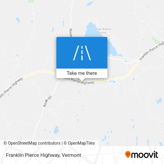 Franklin Pierce Highway map