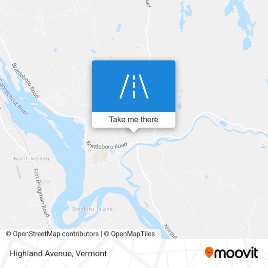 Mapa de Highland Avenue