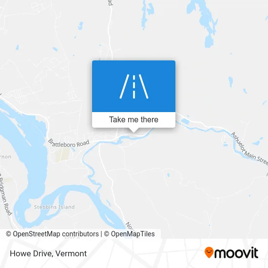 Howe Drive map