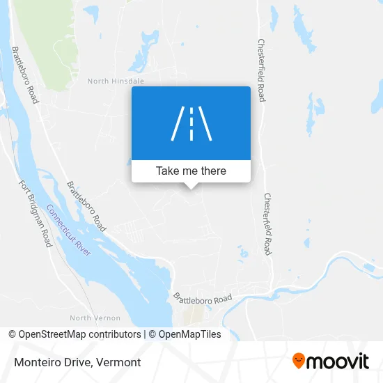 Monteiro Drive map