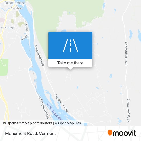 Mapa de Monument Road