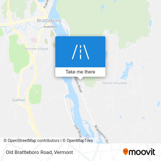 Mapa de Old Brattleboro Road
