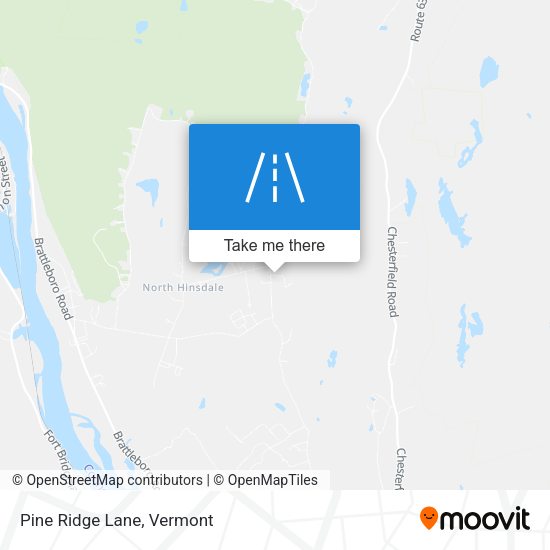 Mapa de Pine Ridge Lane