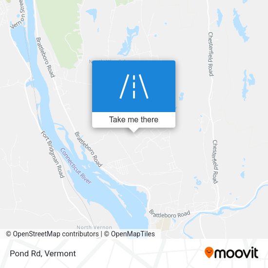 Pond Rd map