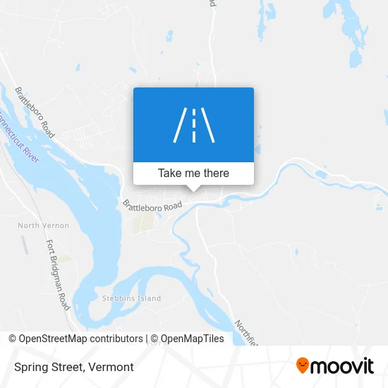 Spring Street map