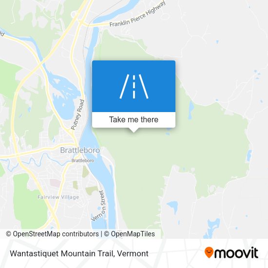 Mapa de Wantastiquet Mountain Trail