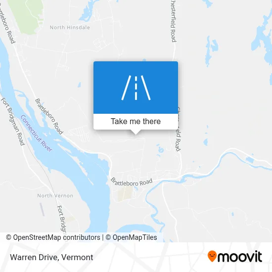 Warren Drive map