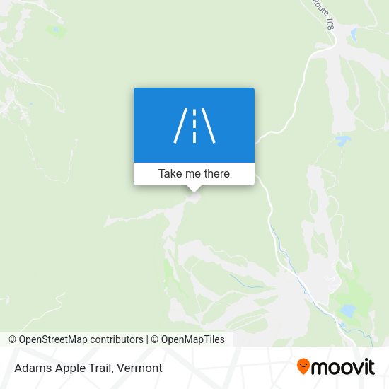 Adams Apple Trail map