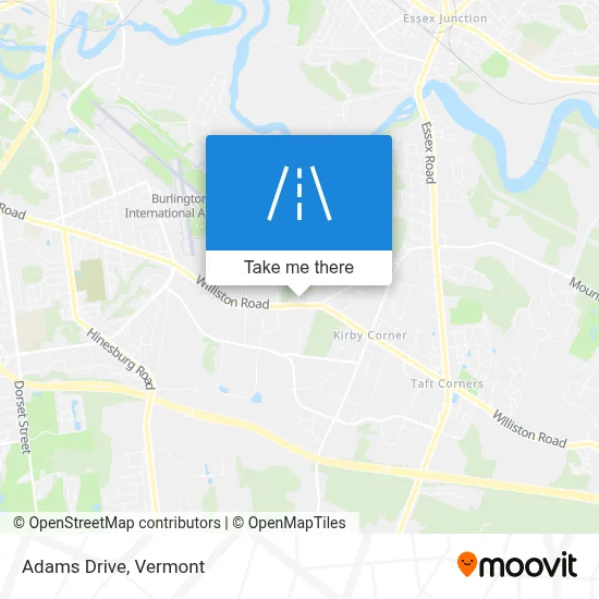 Adams Drive map