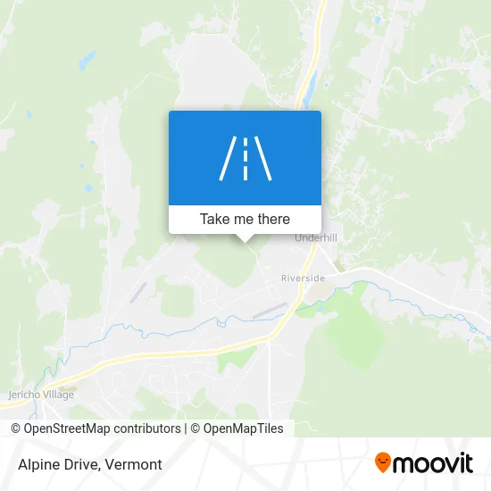 Alpine Drive map